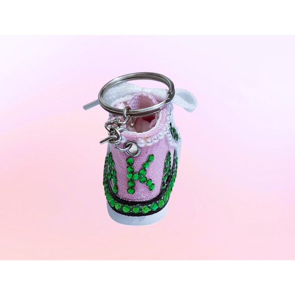 AKA Alpha Kappa Alpha Keychain Shoe Custom Made - Picture 2 of 4